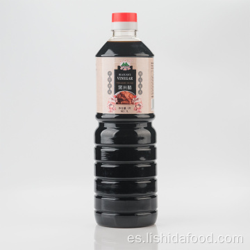 Botella de plástico de 1000 ml de vinagre de arroz negro